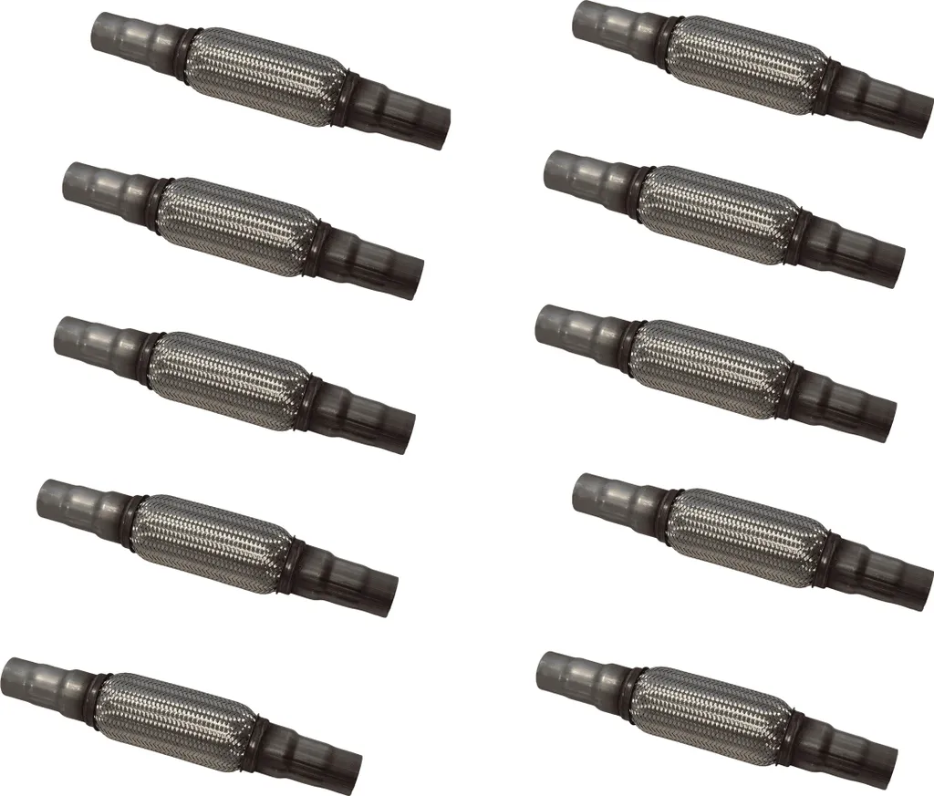 Raccord Flexible Universel pour Échappement 165mm Grille 400mm 10 Pcs