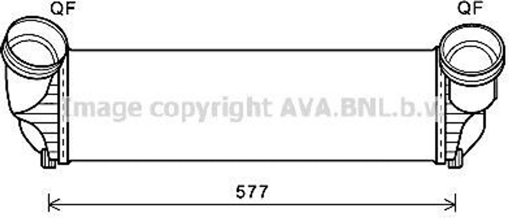 PRASCO BWA4543 - OE 17517533475 Ladeluftkühler für X5 (E70), X5 (F15, F85), X6 (E71), X6 (F16)