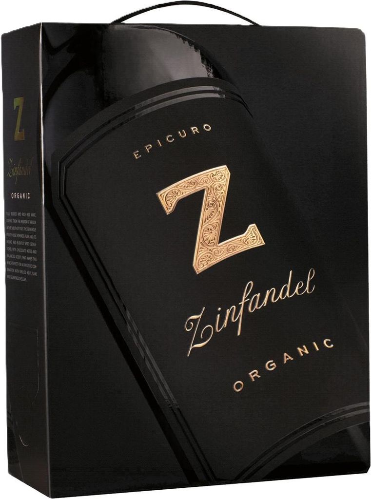 Epicuro Zinfandel Organic Rotwein 14% Vol. 3L BiB (I) - Produktbild 