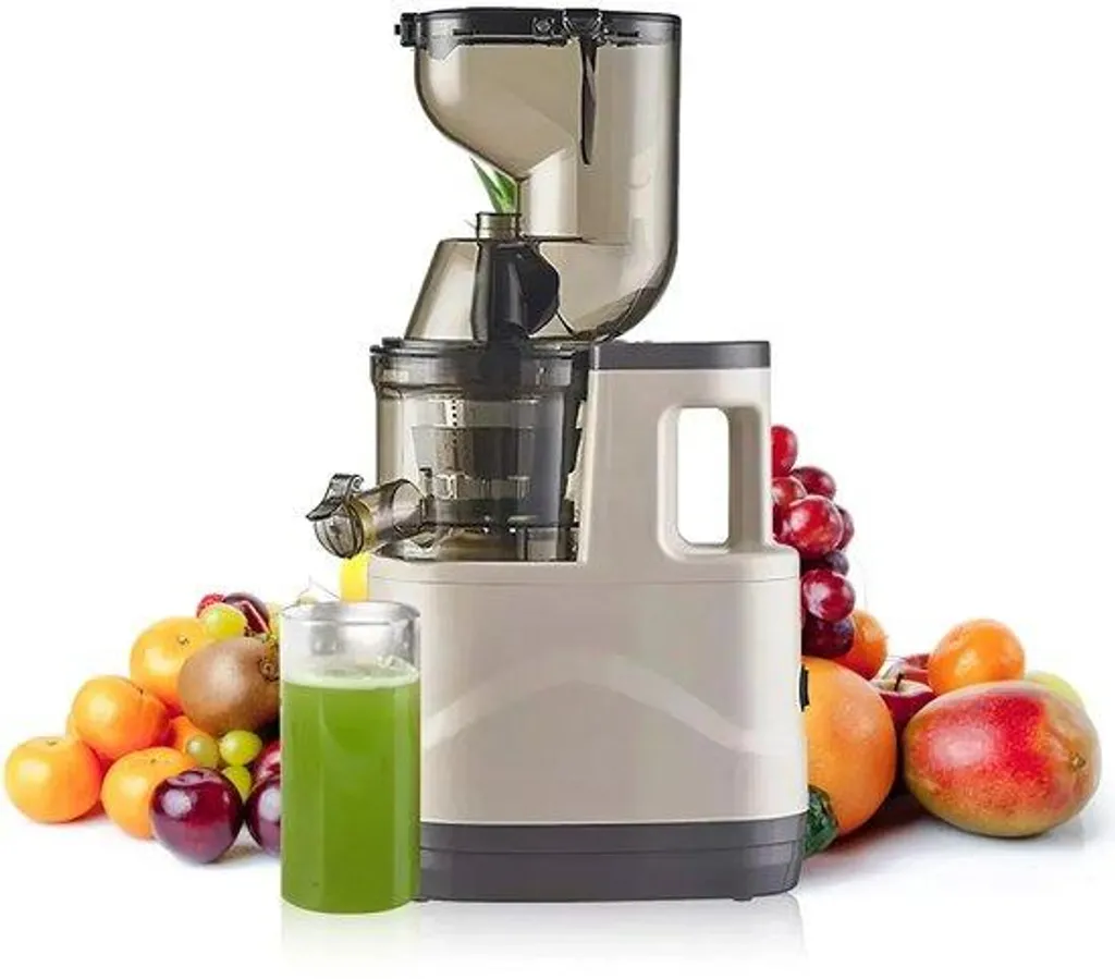 Centrifugeuse sans découpe 8cm : extracteur de jus 500W anti-gouttes