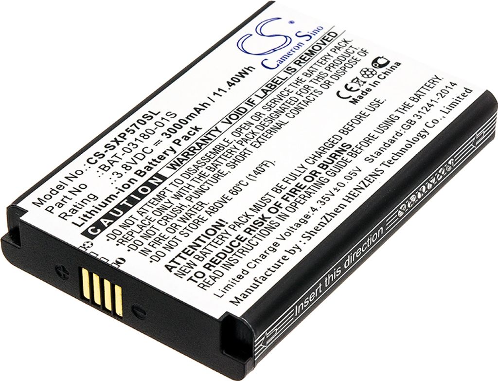 TECHTEK Akku Kompatibel mit [Sonim] XP5, XP5700, XP5800, Produktbild 