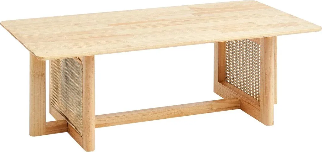 Table basse rotin rectangulaire : meuble léger et robuste pour salon
