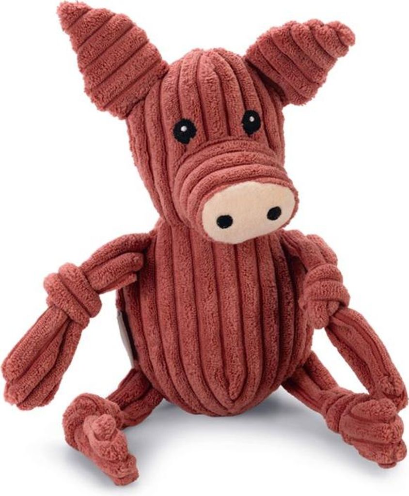 Beeztees Hundespielzeug Schwein Piggi Rippenstoff rosa Ohne Produktbild 