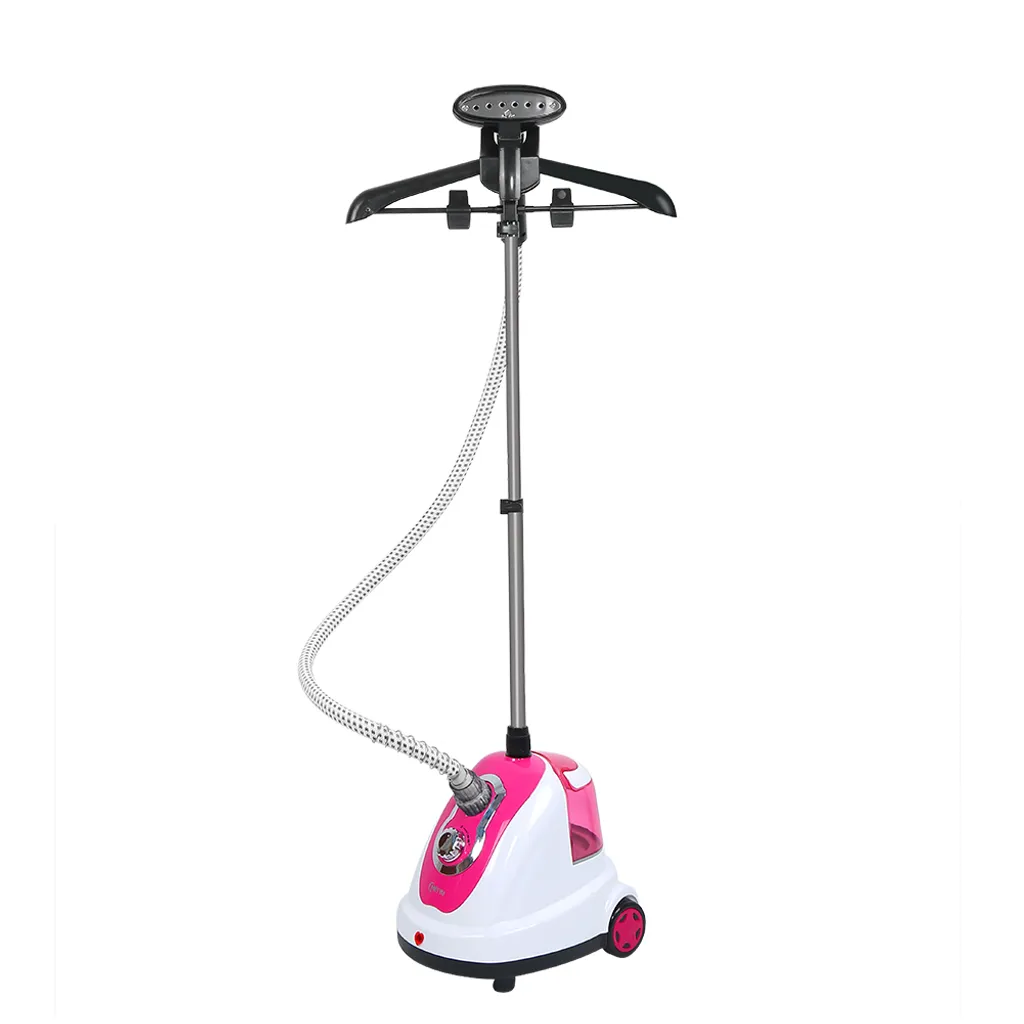 Fer Vapeur Vertical 1700W à Chauffe Rapide - Défroisseur Professionnel Rose