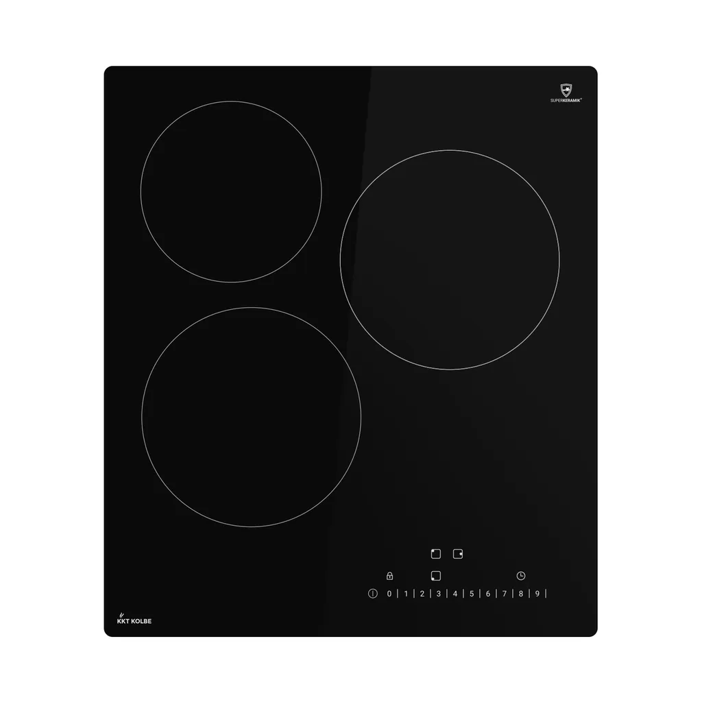 Plaque de Cuisson Compacte 45cm KKT KOLBE 5kW 3 Zones pour Gagner de l'Espace