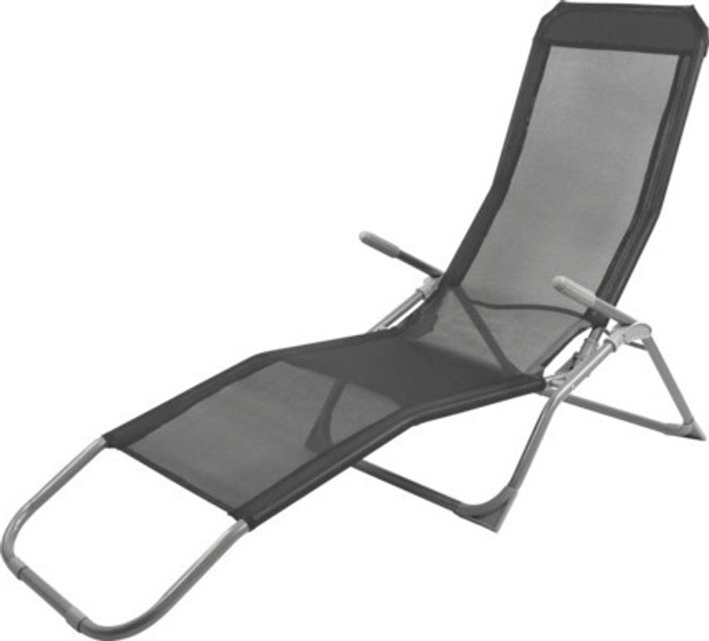 Sonnenliege GARDEN PLACE Bella 146 x 58 x 92 cm grau, mit Produktbild