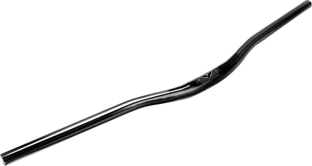 31,8 mm Mountainbike-Lenker aus Aluminiumlegierung, langlebiges Fahrrad 800 Downhill, Schwarz