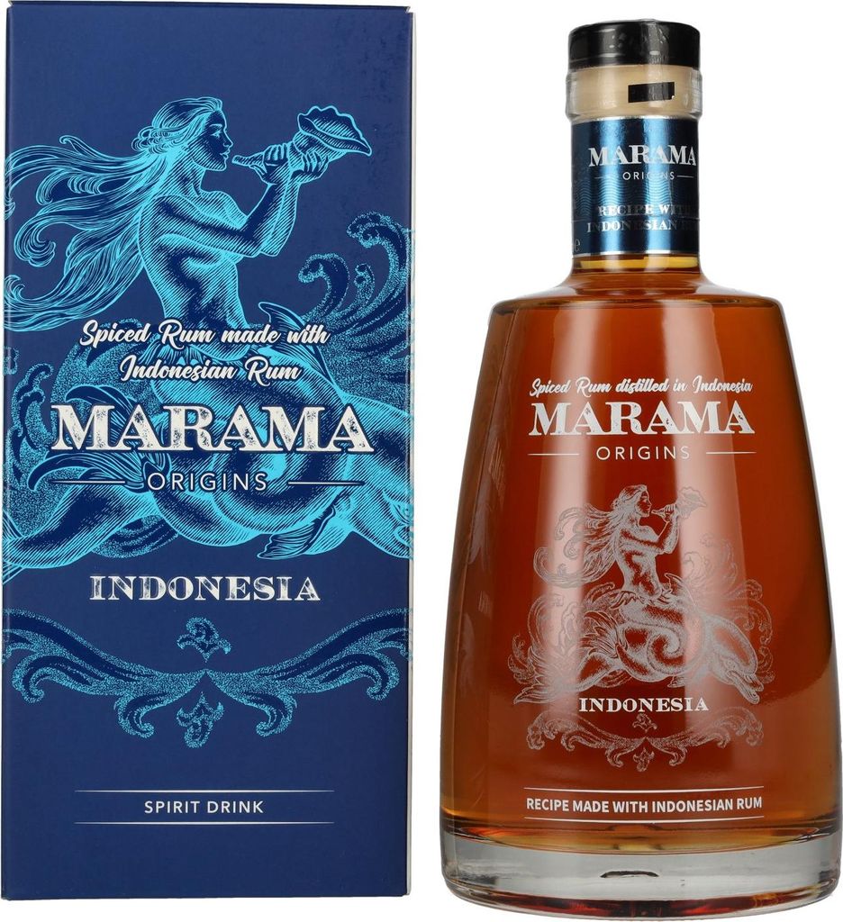 Marama ORIGINS Indonesian Spiced Rum 40% Vol. 0,7l en boîte Image du produit 
