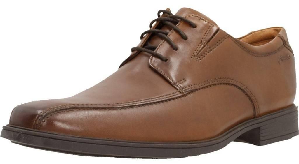 Clarks Schnürschuhe Tilden Walk, Glattleder, Braun, Herren Produktbild 