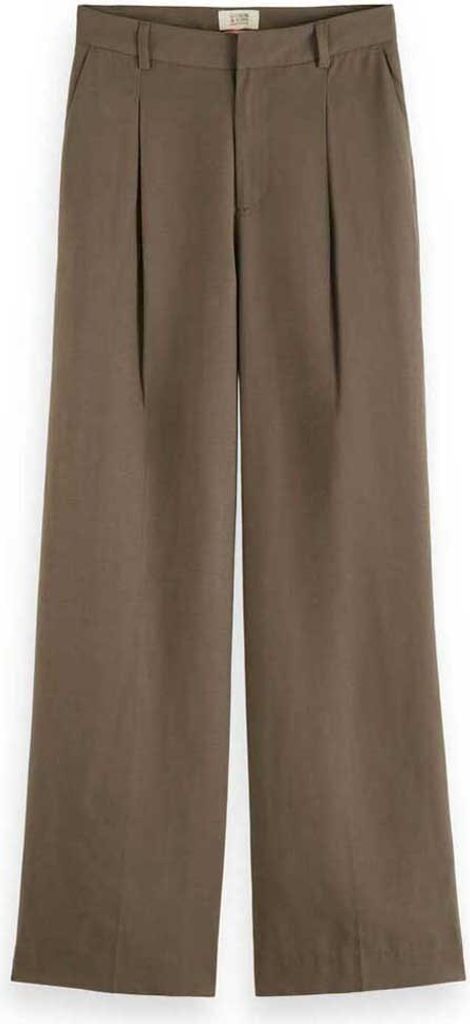 Scotch & Soda Drapey Wide Leg Hosen Braun 29 / 32 Frau Braun 29