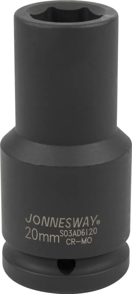 Bussole Impatto Lunghe 3/4" Jonnesway 17-50mm per Meccanica Pesante
