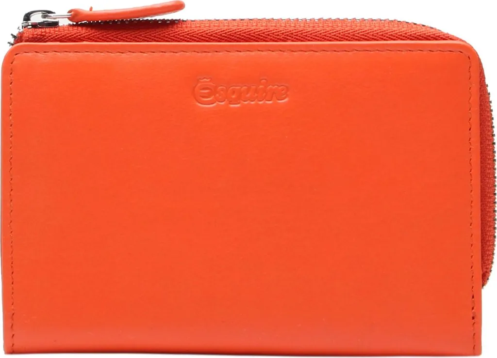 Portefeuille Esquire Viktoria 62 rouge pour ranger cartes et billets