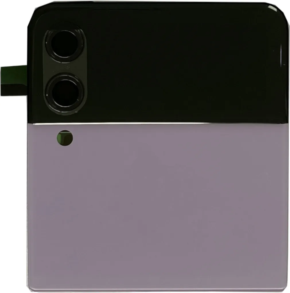 Vitre arrière Samsung Galaxy Z Flip3 Lavande - Coque de remplacement - 2