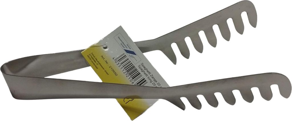 Edelstahl Spagetti Spargelzange 20cm