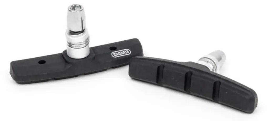 Patins V-Brake 70 mm Symétriques Elvedes Gomme Noire Pack de 100 PR