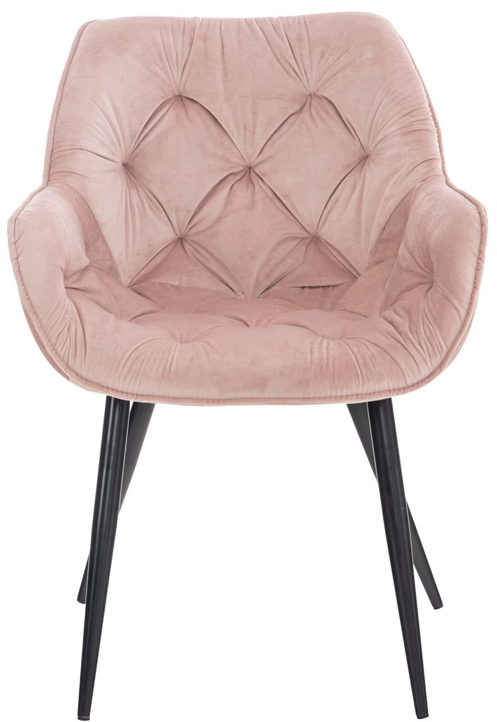 4er Set Stuhl HLO-CP88 Samt  pink Produktbild 