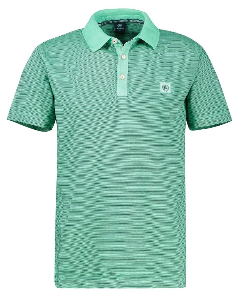 LERROS Herren gestreiftes Poloshirt, kurzarm in feiner Jerseyqualität | 8004