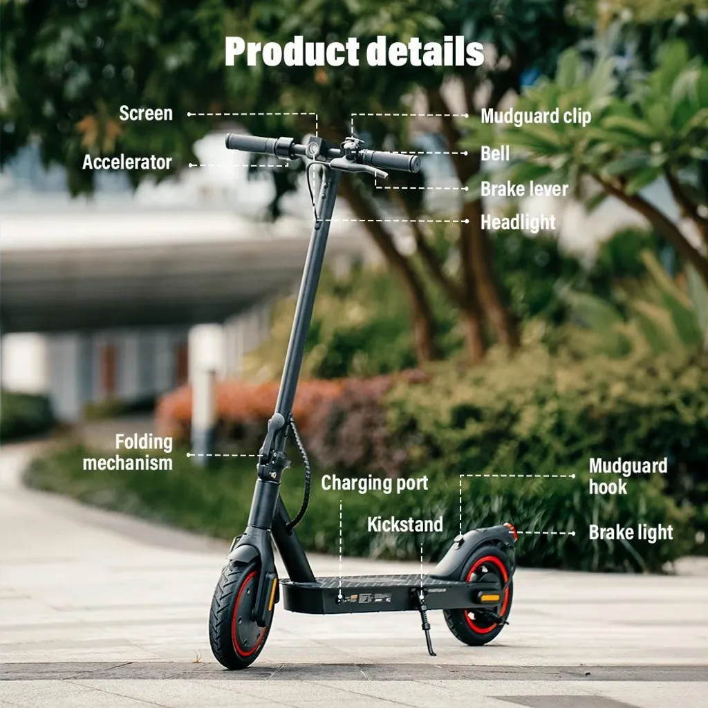 Trottinette électrique W3 - Finis les Secousses avec les Pneus Gonflables