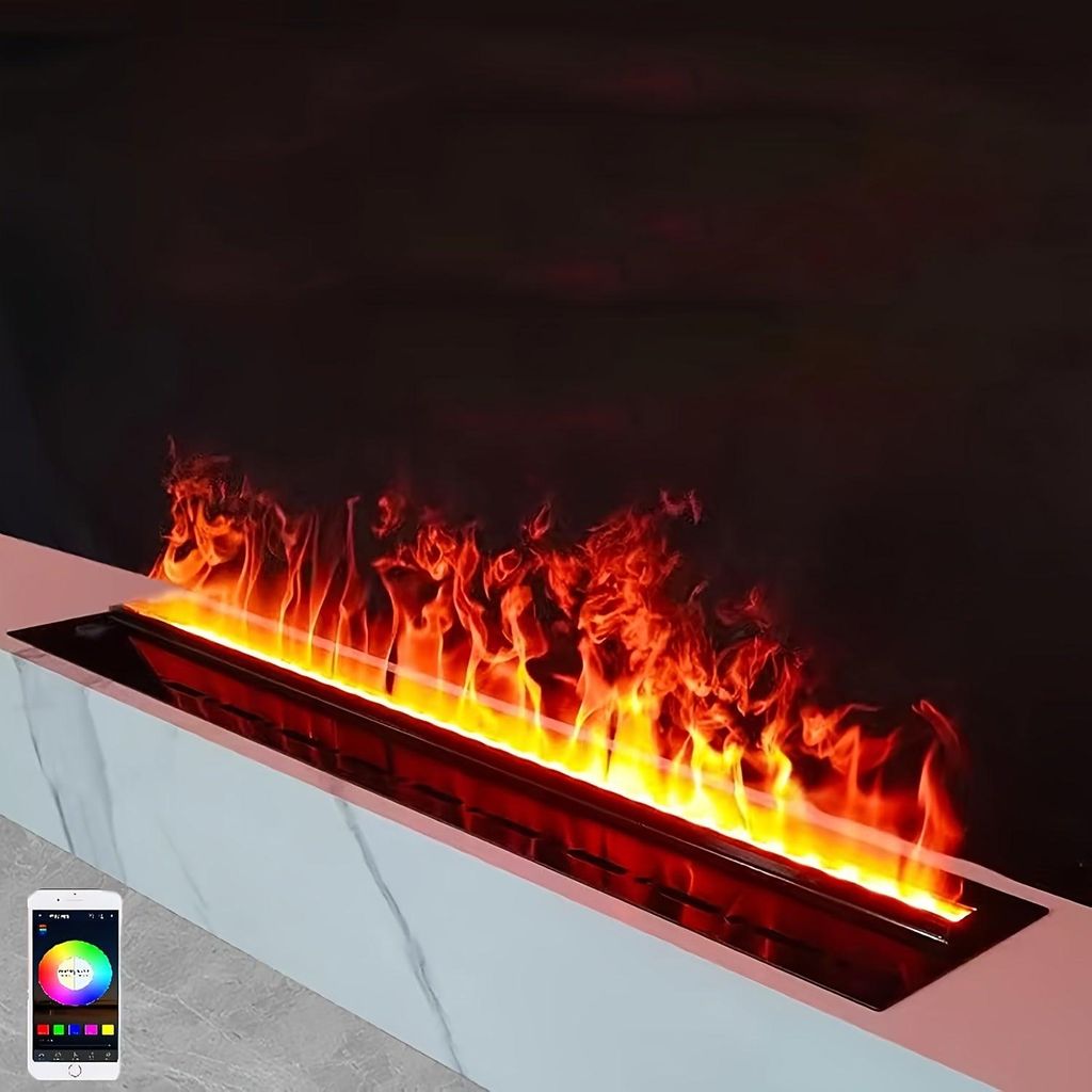 3D inteligentný elektrický krb - Elektrický krb s efektom Obrázok produktu 
