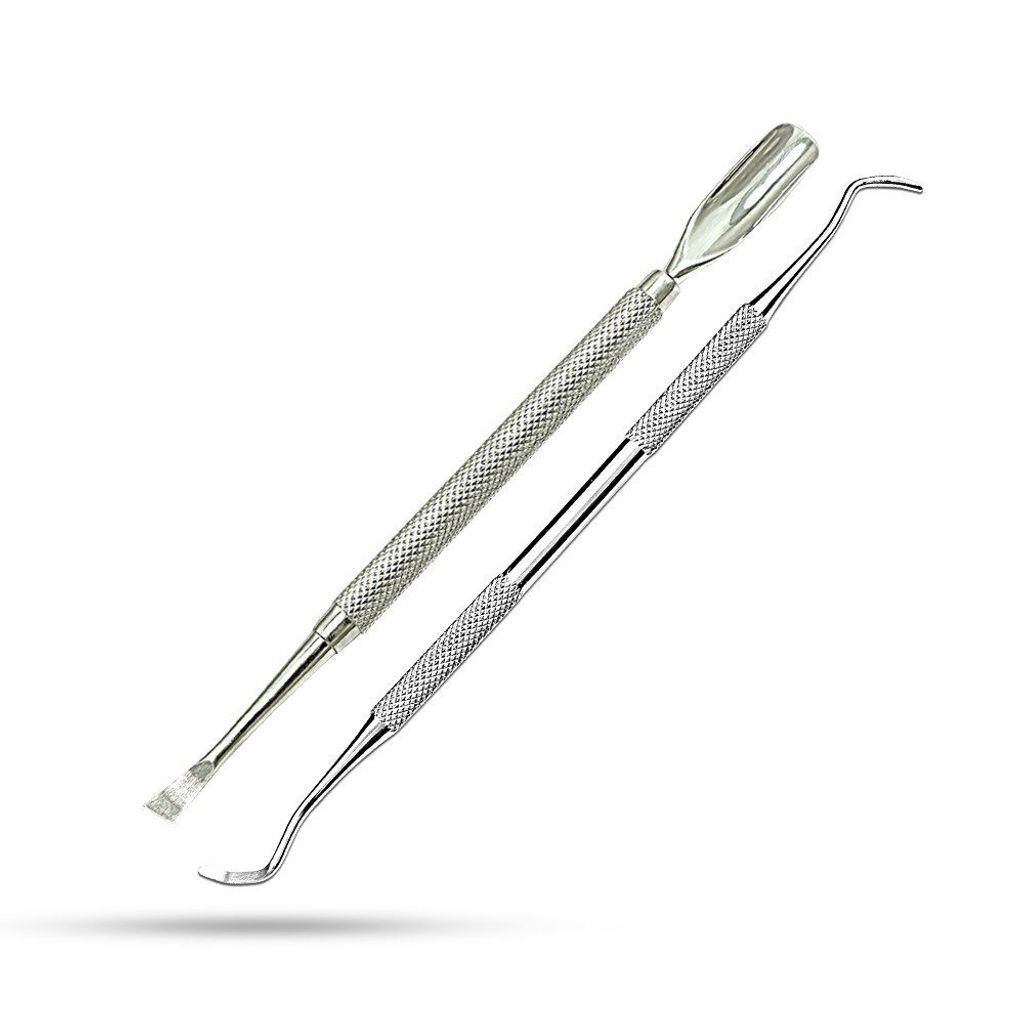 SMI Nagelhautschieber 2 tlg Nagelhautentferner Nagelheber Eckenheber Fußpflege Instrumente