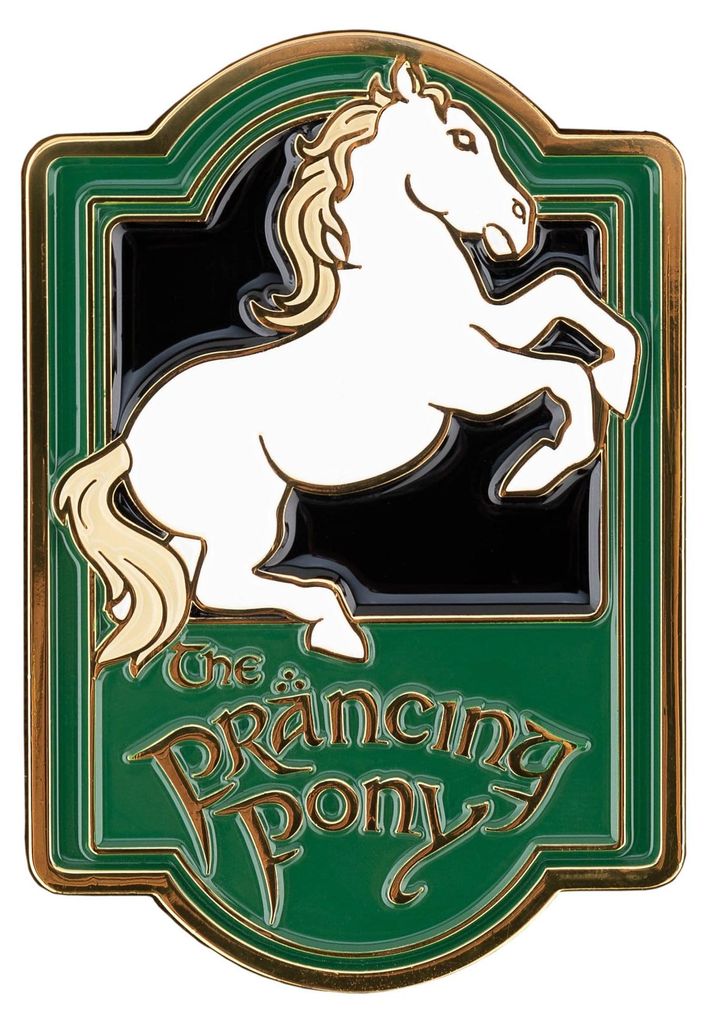 Herr der Ringe Magnet The Prancing Pony (Enamel) 7 cm