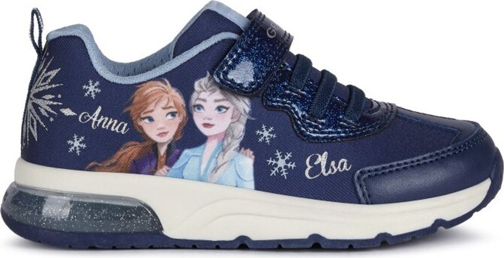 Geox Lights Blinkschuh Halbschuh Sneaker Spaceclub Disney Frozen Gr.24-35 EUR 24-blau