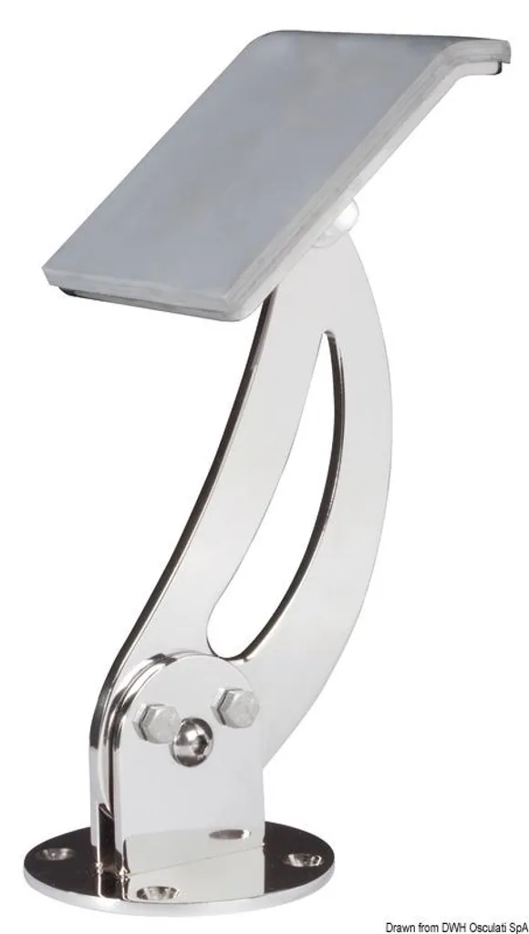 Support tender amovible en inox - Fixation rapide pour plage arrière