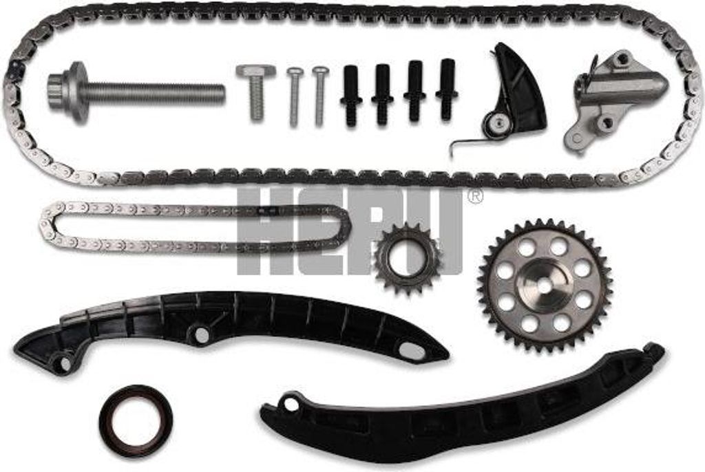HEPU 21-0020 Steuerkettensatz OE kompatibel mit Touran, Polo 6R, Polo 9N, Passat 3C, Jetta, Golf VI, Golf V, Golf Plus, EOS, Yeti, Roomster, Octav...