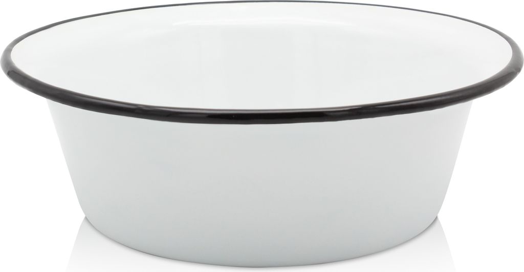 Karl Krüger 101401 Schüssel emailliert, weiß, Ø 40 cm Produktbild 