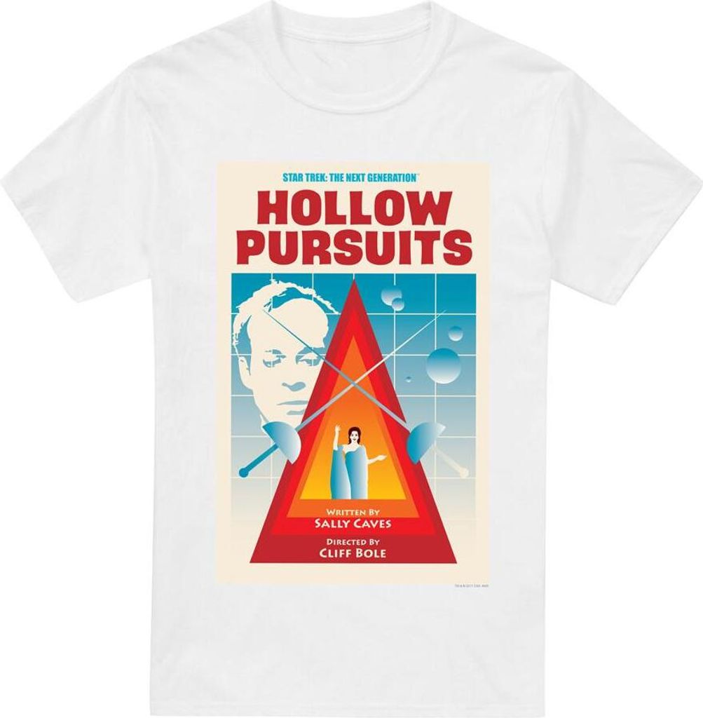 Star Trek - "The Next Generation Season 3 Episode 21" T-Shirt für Herren TV14089 (XXL) (Weiß)