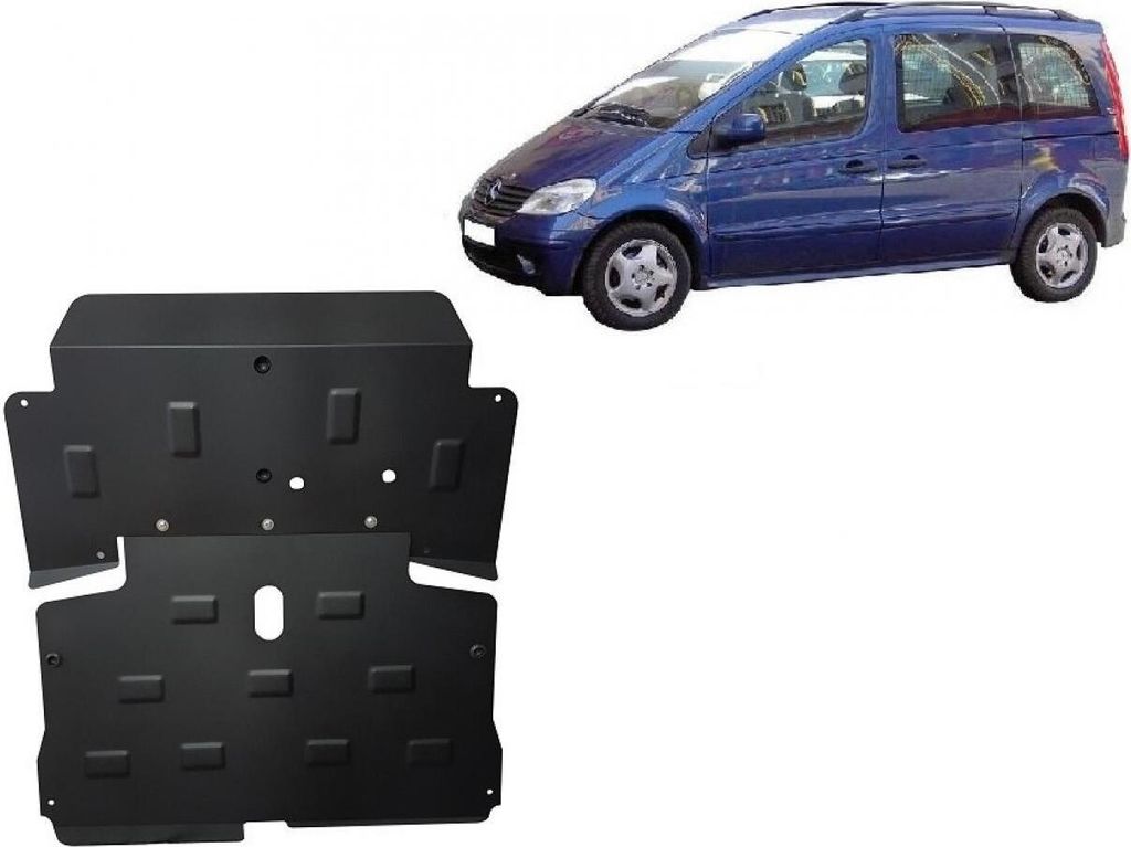 Stahl Unterfahrschutz für Motor und Getriebe Mercedes Vaneo W414