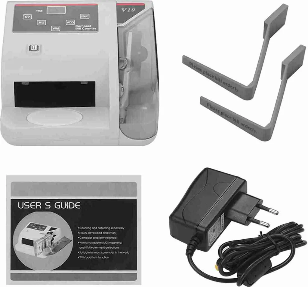 Compteuse de billets avec écran LED et double détection MG WM compacte - 2