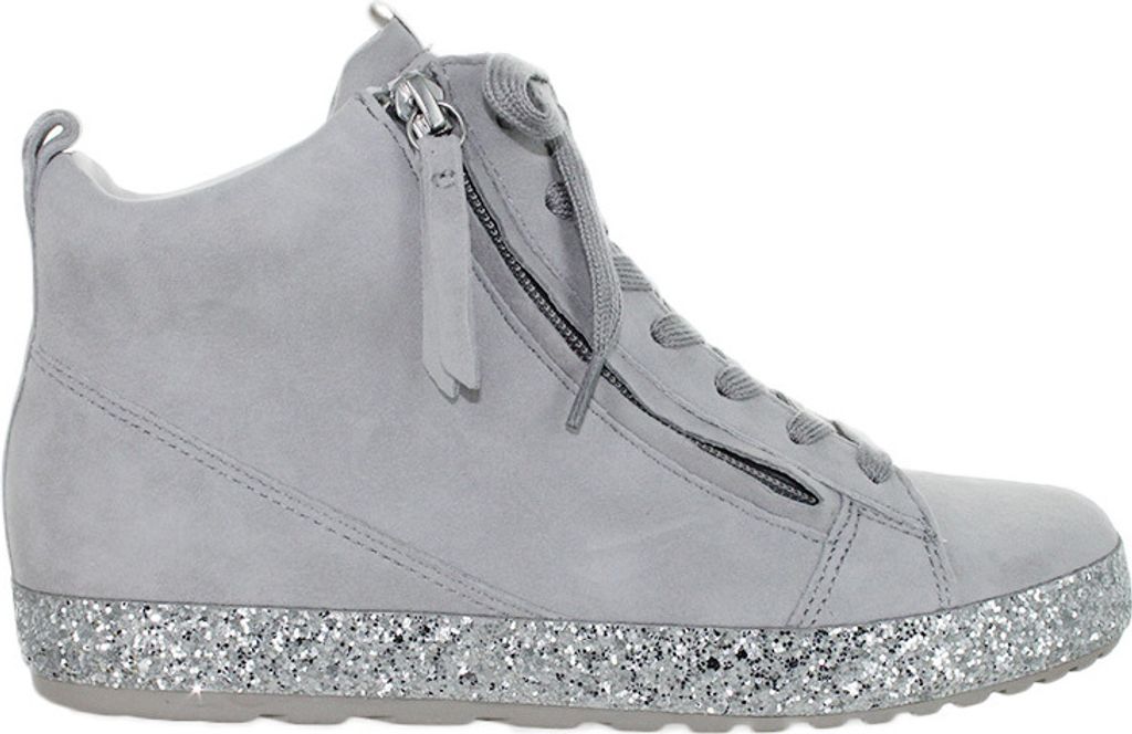 GABOR Damen SAMTCH./SPECCHIOHT grau Leder Halbschuhe mit Produktbild 