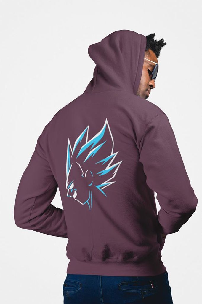 D&B Uni Hoodie ZIPAN00010 Naruto Braun-Größe M