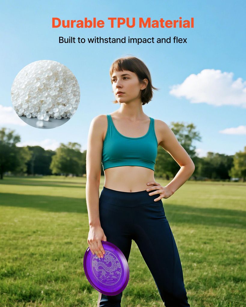 Kit de disc golf VEVOR pour débutants (8 pièces), frisbees Image du produit 
