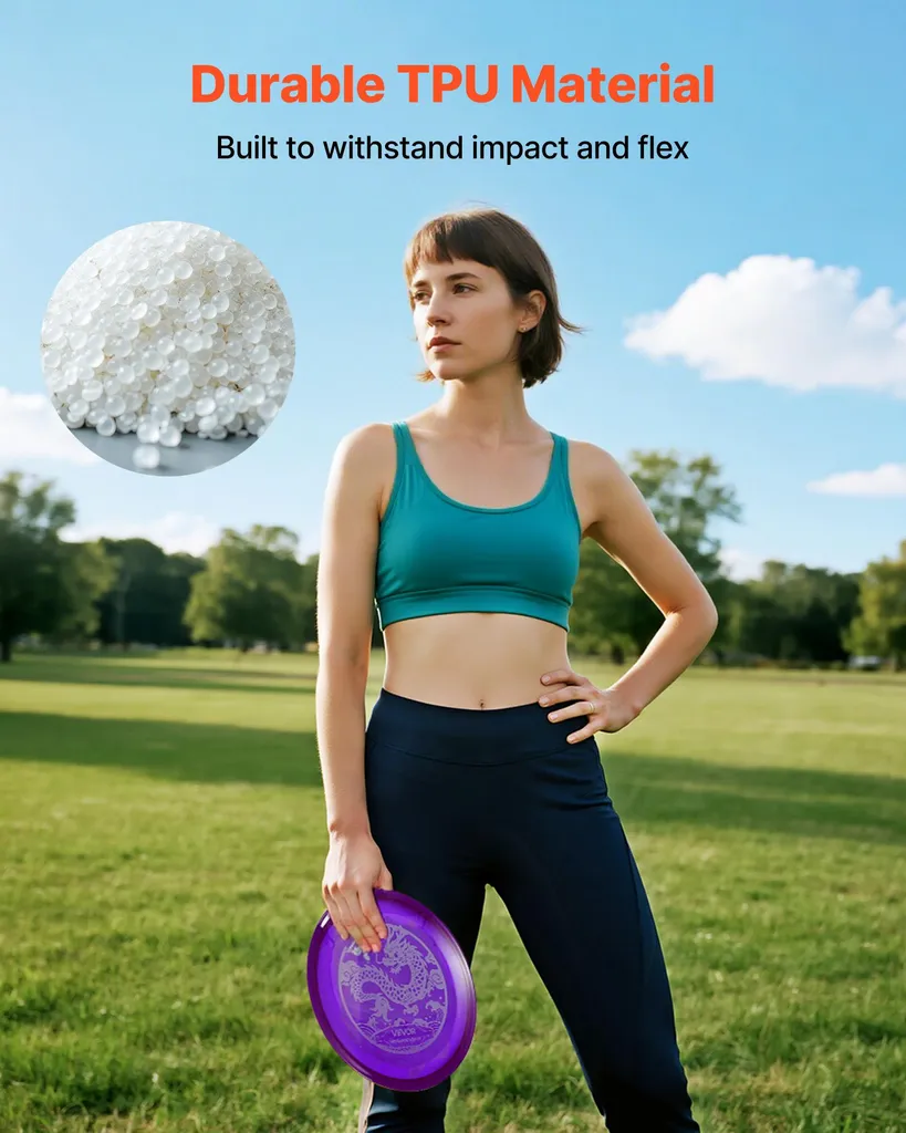Kit Disc Golf Complet avec Putters et Mid-range pour Jardin et Parc