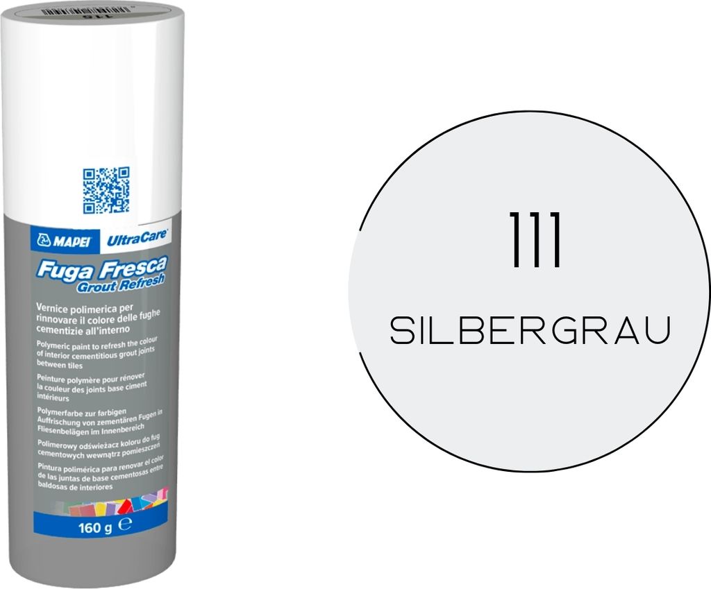 MAPEI® ULTRACARE Fuga Fresca 111 silbergrau 160 g Produktbild 