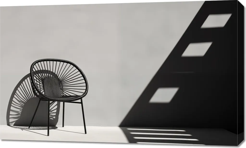 Image 100 x 60 cm Isolée sur le Côté : Tableau Mural Design Moderne