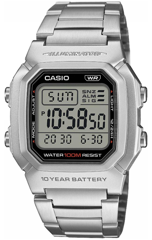 Casio - W-800HD-1AVEF - Polshorloge - Heren - Kwarts - Productafbeelding 
