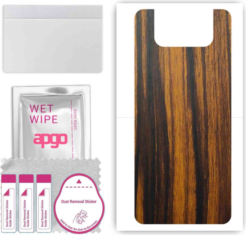 apgo Rückseite Schutzfolie, Skin, kompatibel mit Asus Zenfone 7 ZS670KS, Hinten Displayschutzfolie aus Vinylfolie, kratzfest, einfache Montage - T...