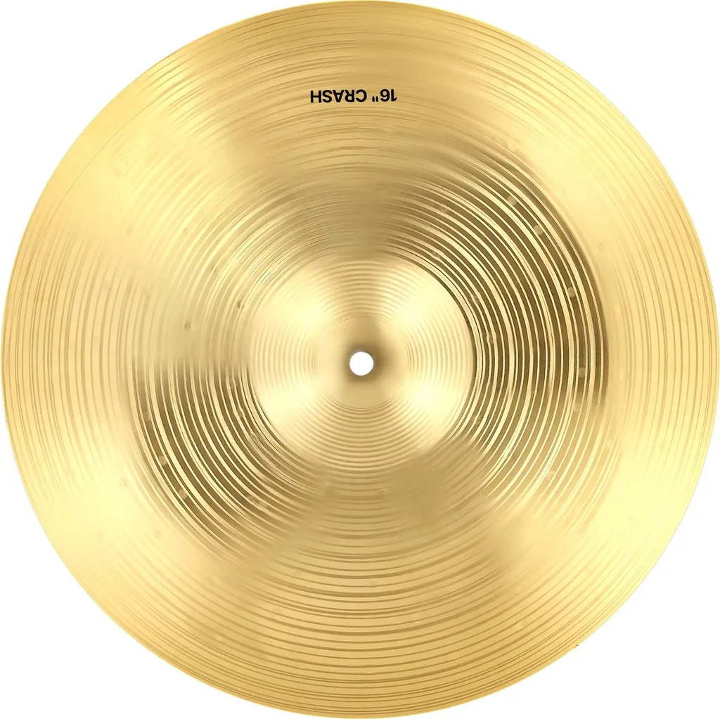 SucceBuy Set de cymbales 3 pièces alliage avec Hi-Hat Crash et Ride