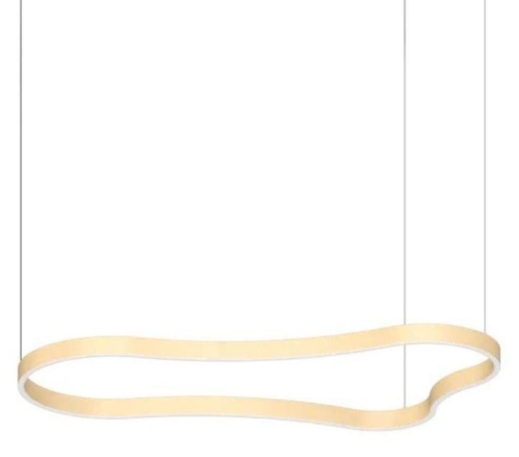 Ideal Lux 345253 WAVES Pendelleuchte LED 45W 4800/2560lm 3000K Gold