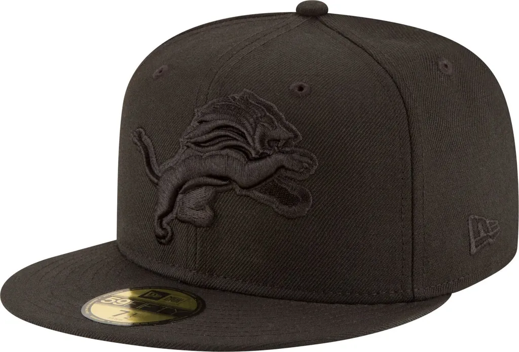New Era 59Fifty Detroit Lions - Cappello Nero NFL Urban Style
