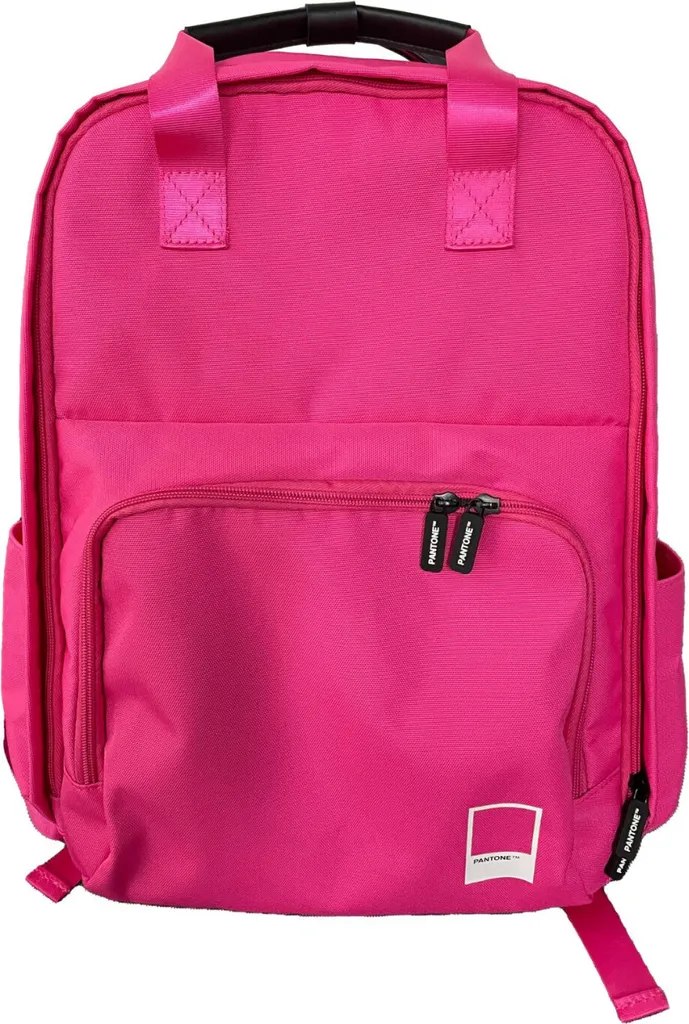 Sac à dos Pantone Rose en PU et Polyéthylène avec finition haute qualité