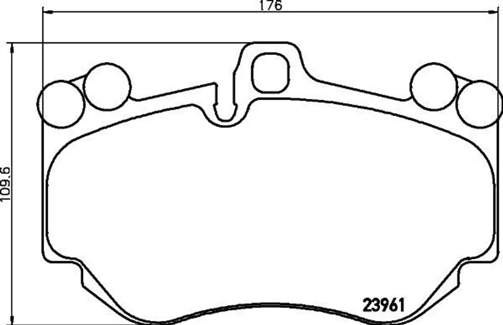 Plaquettes de Frein Haute Endurance HELLA 8DB 355 011-011 OE 7L5698151