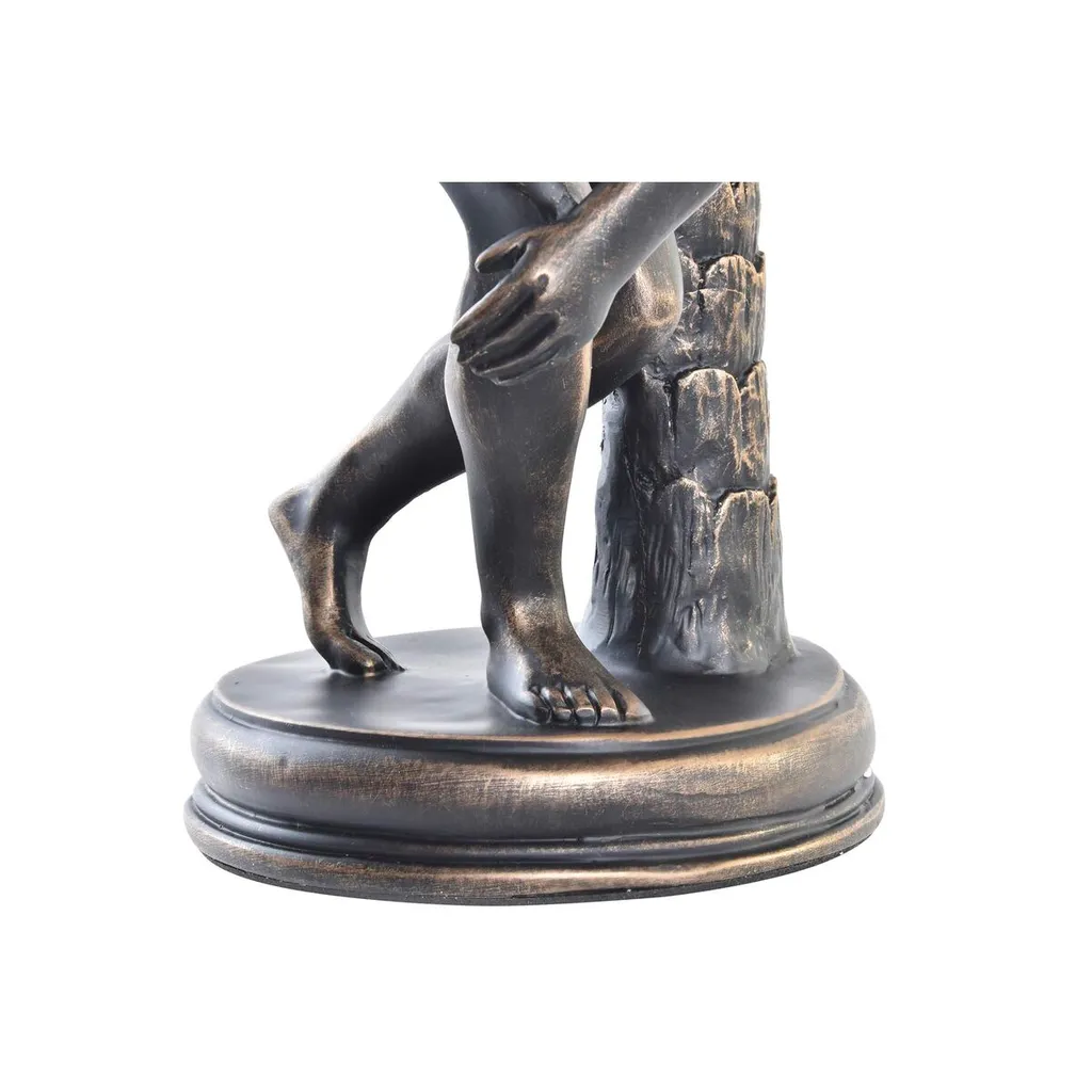 Statue Discobole en Résine Cuivrée 34 cm - Finition Métallique de Luxe - 3