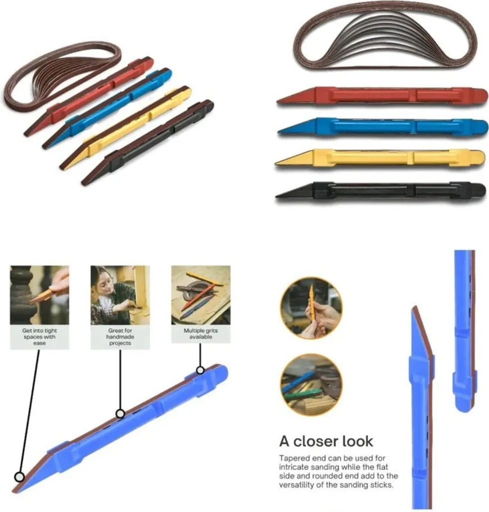 Set d'entretien frettes de guitare INF : 4 ponceuses et 20 recharges
