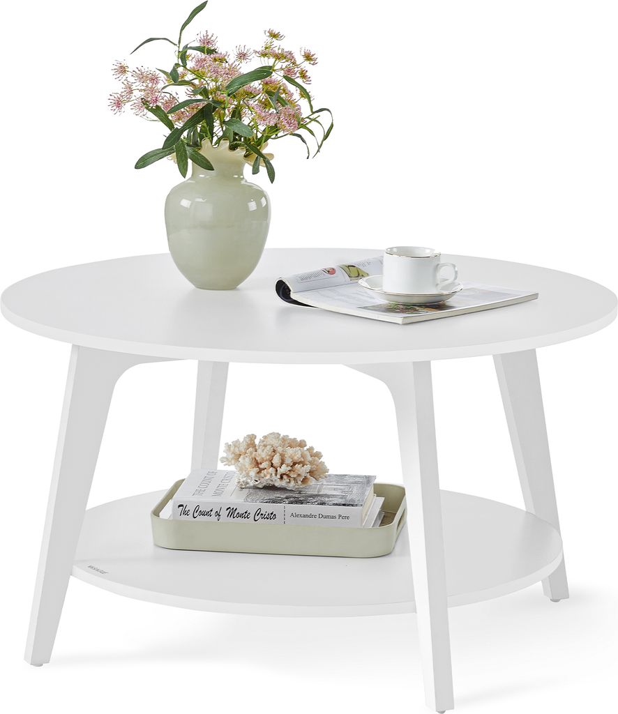 VASAGLE Couchtisch, Wohnzimmertisch, 80 x 45 cm, einfach zu Produktbild 