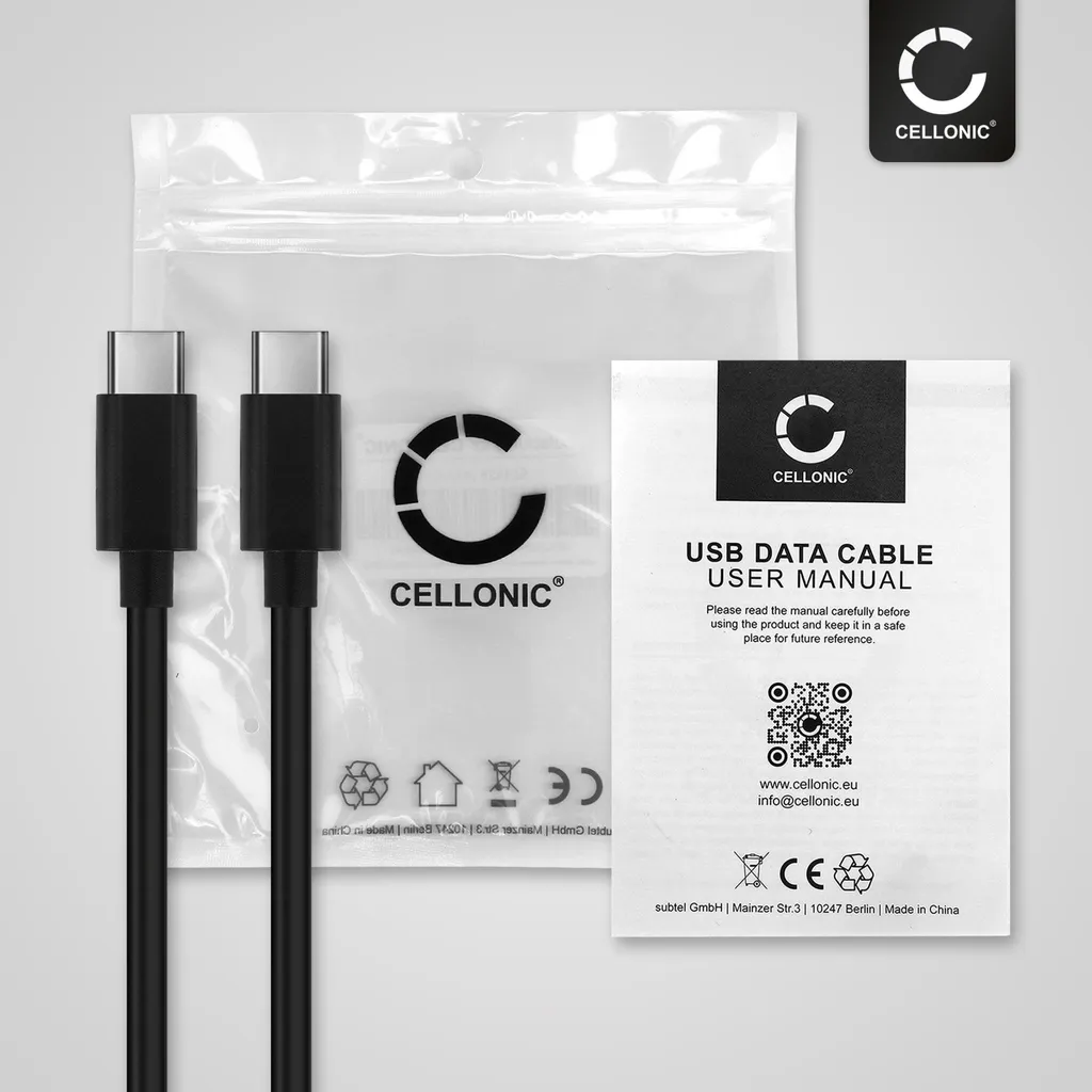 Cabo USB C Turbo tipo C Trançado Compatível com iPhone e Samsung Cabo Resistente