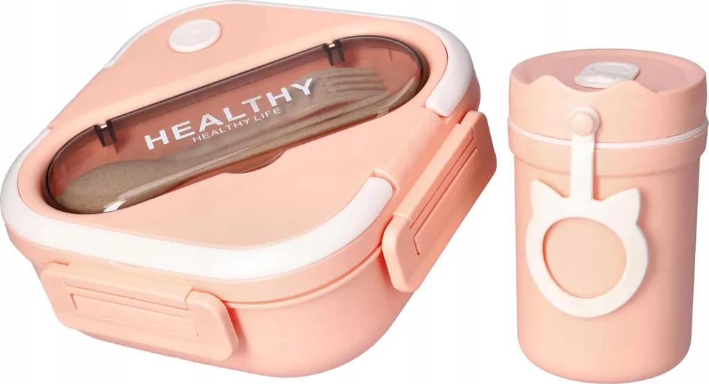 Sistema Portapranzo Integrato Rosa 1300ml + Mug 330ml